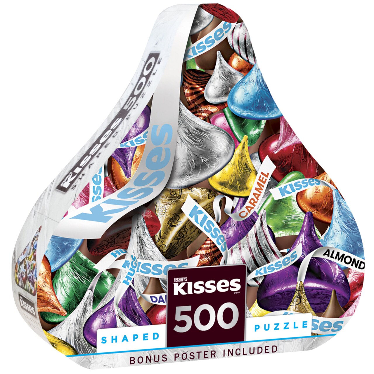 Masterpieces 500 Piece Jigsaw Puzzle for Adults - Shaped Kiss - 23.3"x21.3"